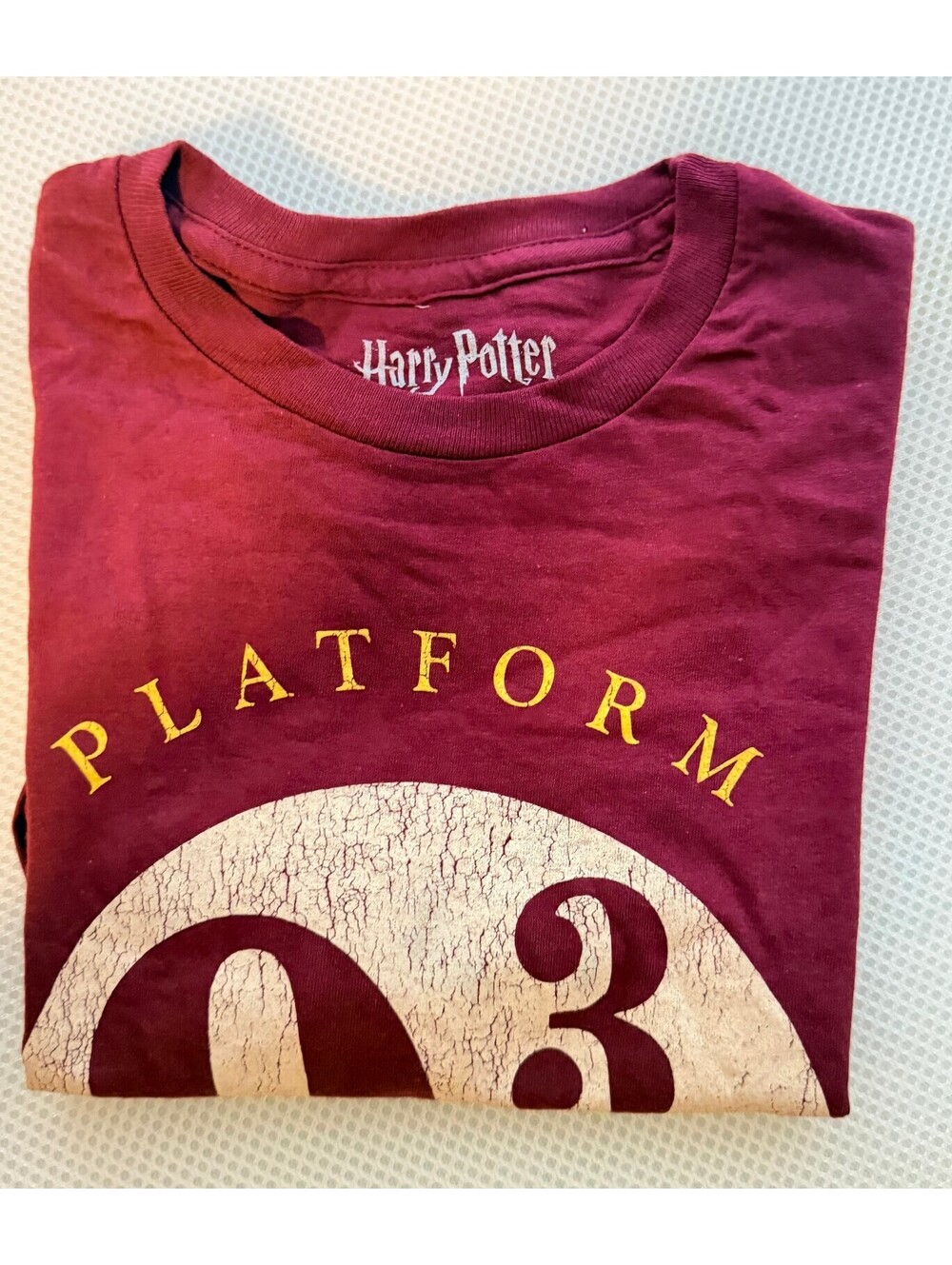 Harry Potter Platform 9 3/4 Hogwarts Express Maroon T-Shirt